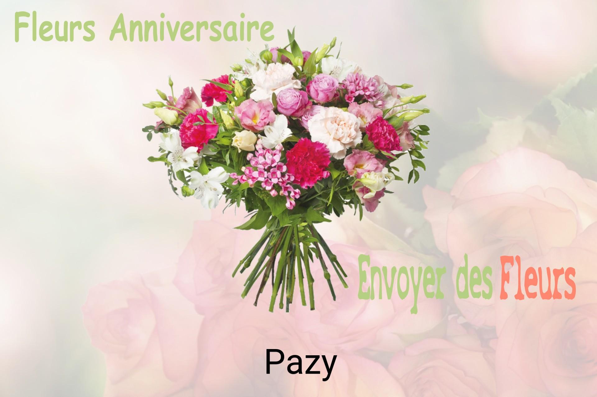 Bouquet de fleurs d’anniversaire livré à Pazy