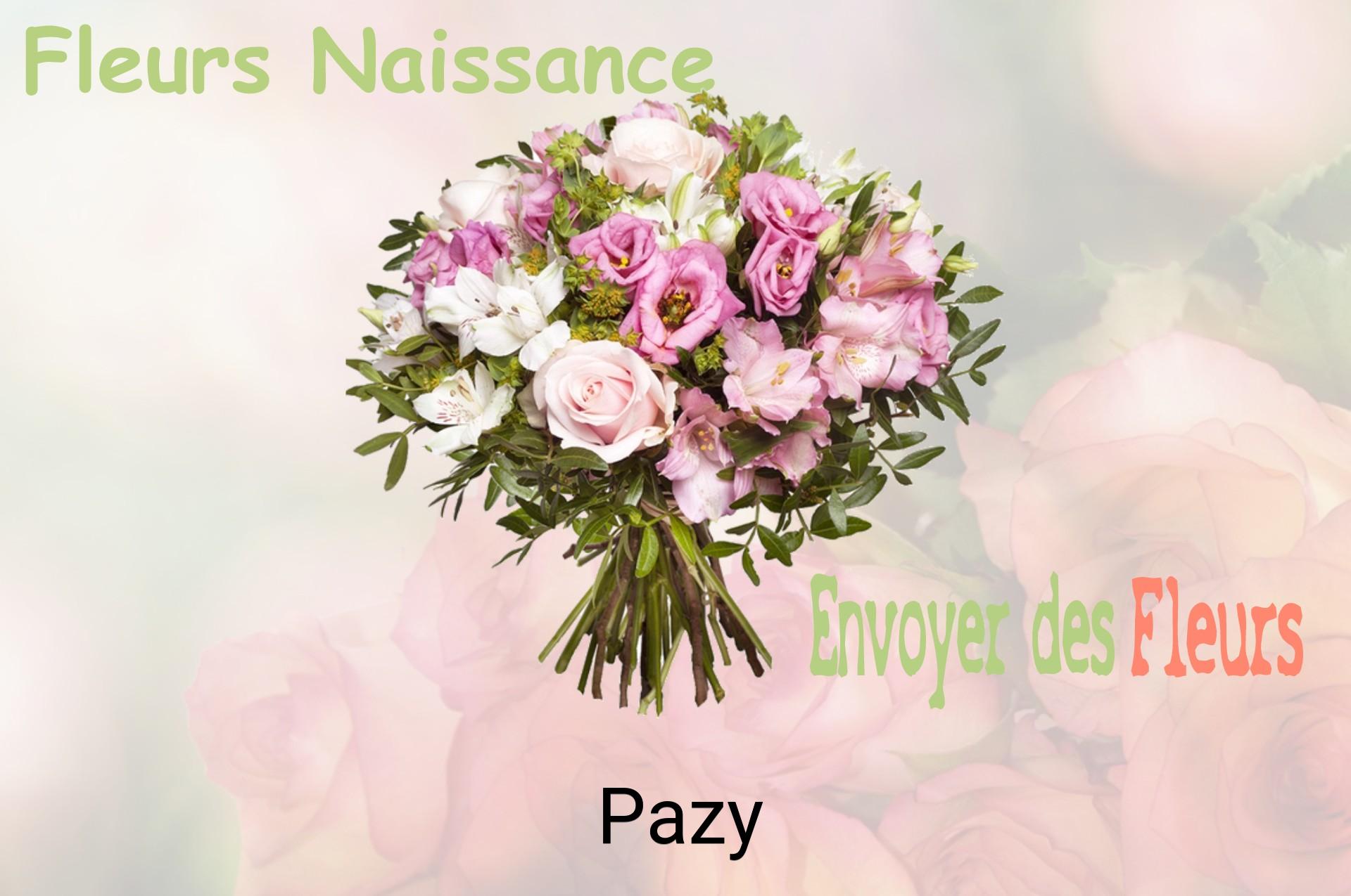 Bouquet de fleurs de naissance livré à Pazy